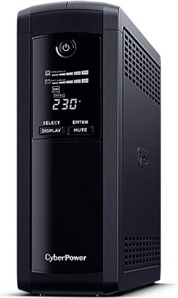 CyberPower UPS-nødstrømsforsyning 1200VA med LCD-skærm