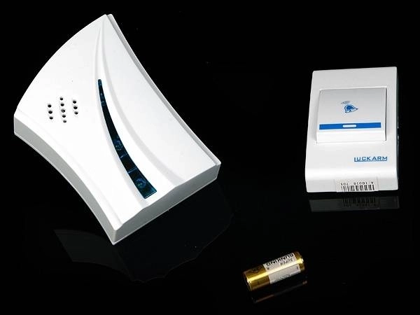 Trådløs dørklokke med rækkevidde på 150 m og LED-melodier