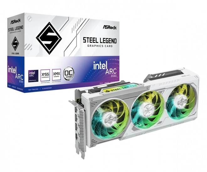 Grafikkort ASRock B580 Steel Legend 12GB OC GDDR6