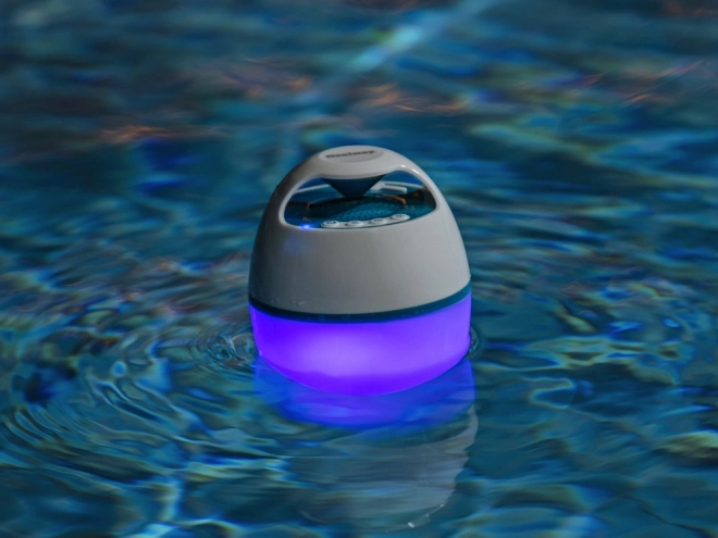 Bestway flydende højttaler MusicWave med Bluetooth og LED-lys