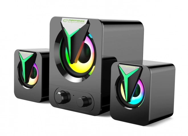 USB RGB Soprano 2.1 højttalere