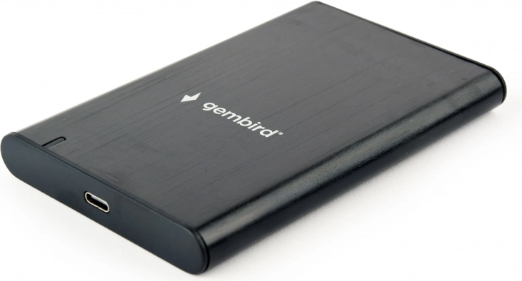 Ekstern 2,5" boks USB 3.1, sort