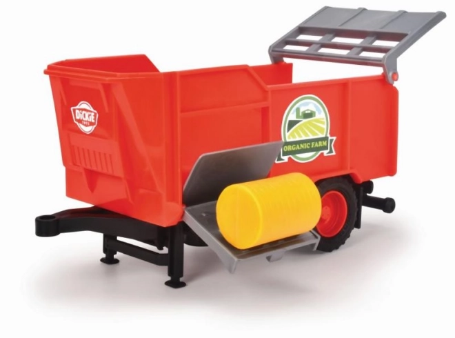 Gård med traktor og tilbehør