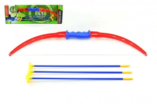 Bue og pile 3 stk plast 71 cm i æske