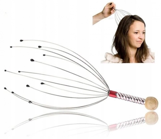 Ayurvedisk massager til hovedbund for afslapning