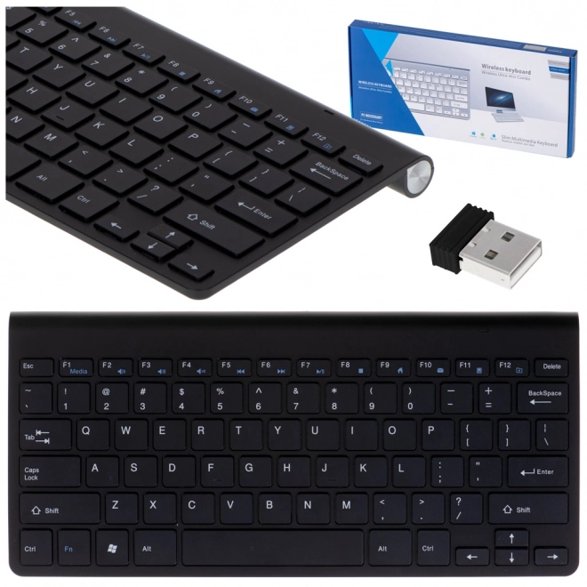 Trådløst tastatur til Smart TV sort
