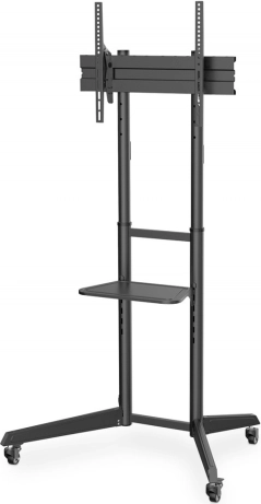 mobil tv-stand med hylde til 37–70", bæreevne 50 kg, VESA op til 600 × 400