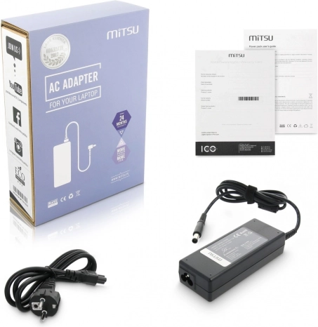 Vægoplader 19,5 V 4,62 A (7,4 × 5,0 mm) til DELL-bærbare – 90 W