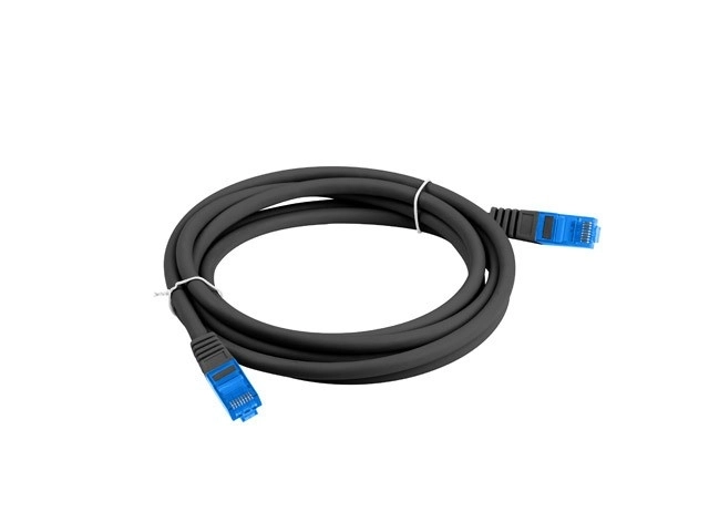 Patchcord kat.6a S/FTP sort 5m
