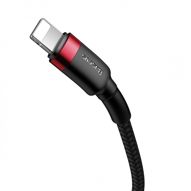 Kabel Baseus Cafule USB-C til Lightning 18W rød-sort
