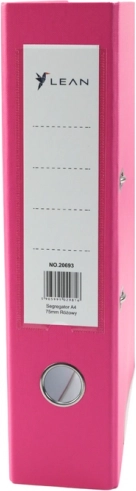 A4 ringbind med løftearm 75 mm pink LEAN