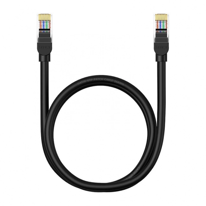 Netværkskabel Baseus Ethernet CAT5 1m sort