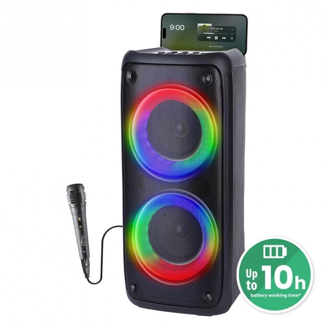 FUNBOX BT Højttaler MT3181 Bluetooth 5.0/TWS/MP3/MicroSD/USB/AUX/Equalizer/Jack 6.3/RGB/USB-C/ RMS 40W/PMPO 1000W