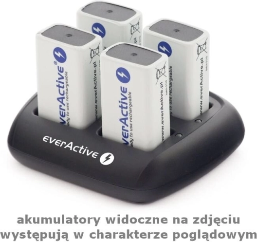 EVERACTIVE NC-109 batterioplader til 9V Ni-MH