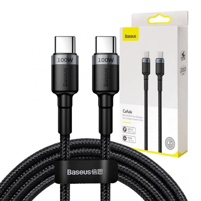 Baseus Cafule USB-C kabel med hurtig opladning 100W