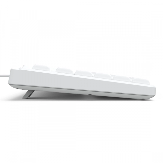 Ledningsført tastatur hvid