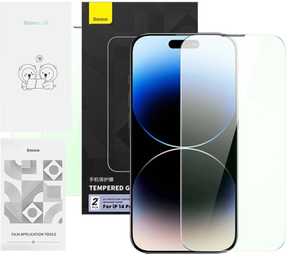 Beskyttelsesglas Baseus Crystal Series til iPhone 14 Pro