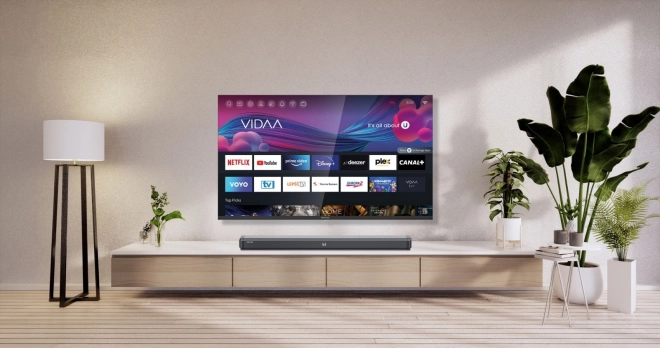 Soundbar med indbyggede subwoofere 2.1 200W