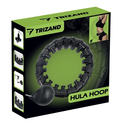 Hulahop med massageknopper og vægte Trizand