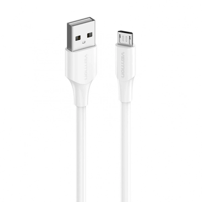 USB-kabel 2.0 med Micro USB-stik Vention hvid 1m