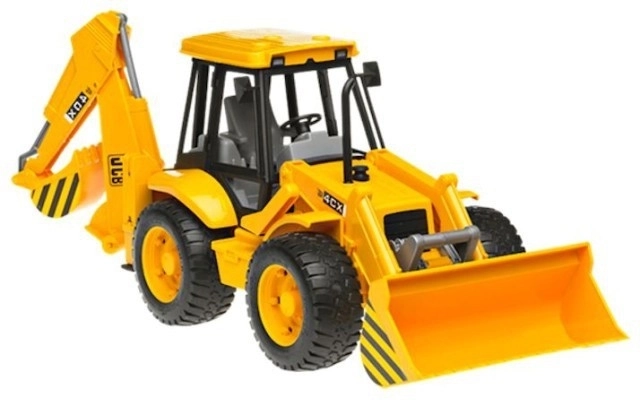 Bruder Traktor JCB Frontlæsser med Gravemaskine