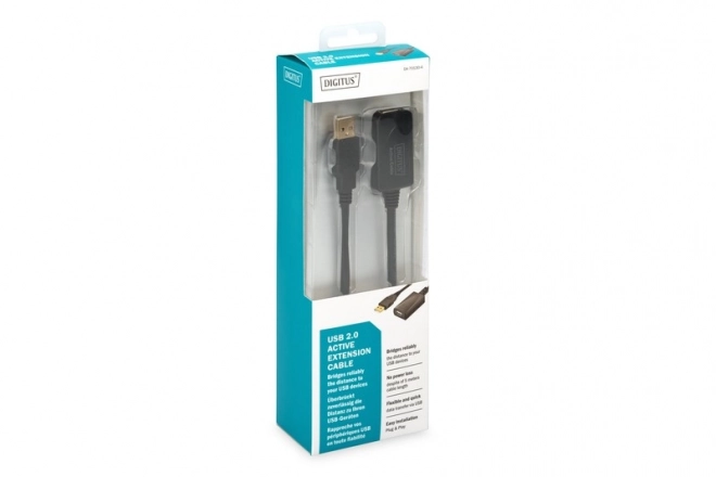 Aktiv USB 2.0 forlængerkabel 5m