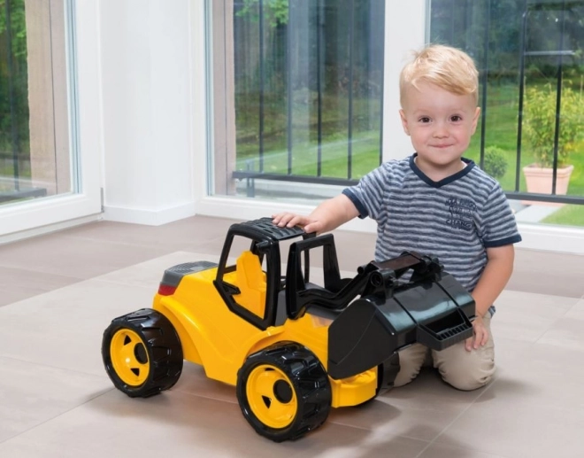 Stor gul-sort læssemaskine fra Giga Trucks