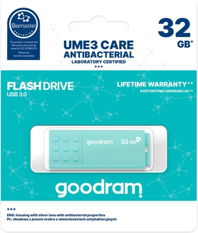 USB-flashdrev 3.0 GOODRAM Antibacterial 32 GB