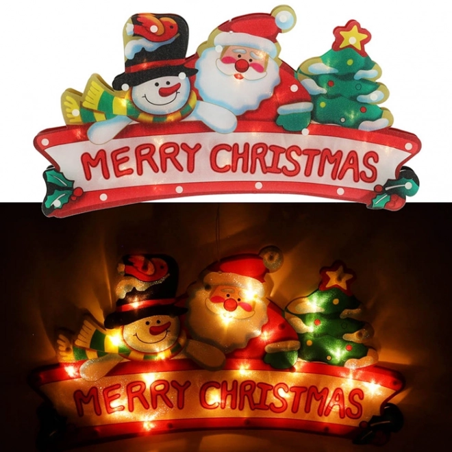 Jule LED dekoration Merry Christmas 45 cm