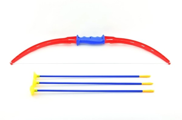 Bue og pile 3 stk plast 71 cm i æske