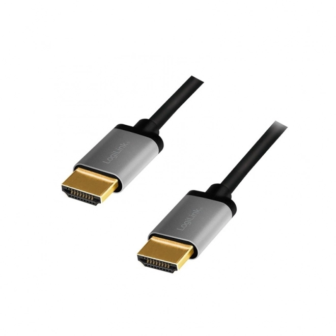 HDMI Kabel 4K/60Hz Aluminium 1m sort