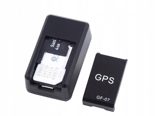 Mini GPS lokalisator med aflytning til SIM og microSD