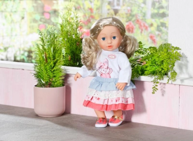 baby annabell tøj med nederdel til dukker