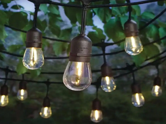 Havelys guirlande med 20 LED pærer
