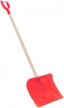 Børnesneskovl med T-håndtag 87 cm – Rød