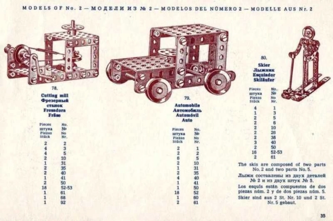 Merkur Classic C04, 213 dele, 183 modeller