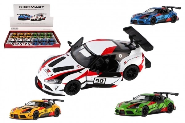 Auto Kinsmart Toyota GR Supra Racing metal 13 cm