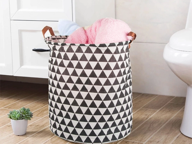 Stor foldbar vasketøjskurv XL