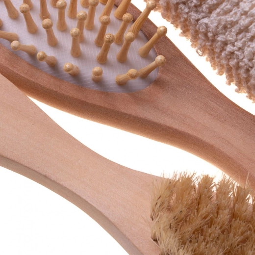 Hårbørste med masserende effekt