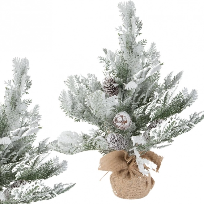 Kunstig juletræ med sneeffekter 45 cm