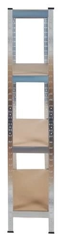 Metallreol med 4 hylder 150x75x30 cm