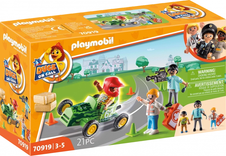 Playmobil Duck On Call Redningsaktion Hjælp til køreren