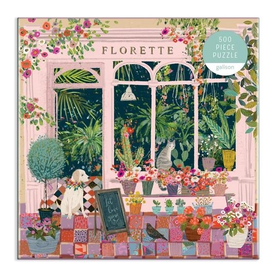 Florette-puslespil fra Galison 500 brikker