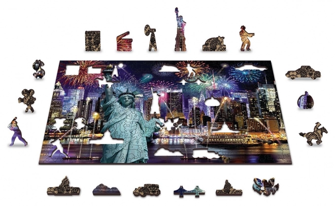 Träpuzzle Nat New York 2i1