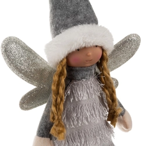 Vinteroutfit i grå-hvid
