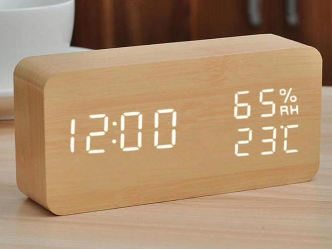 Moderne elektroniske vækkeur med USB