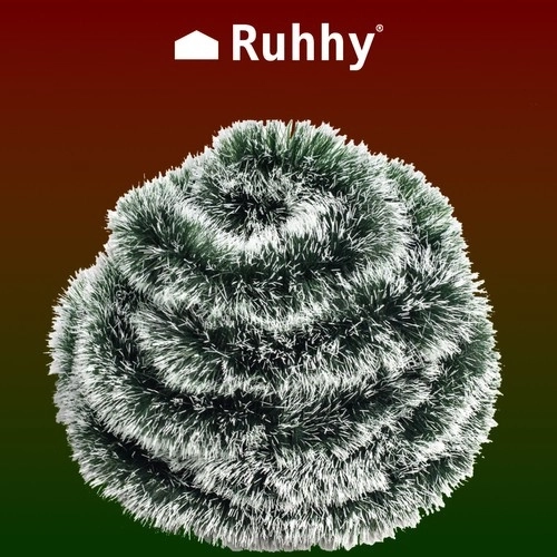 Juleguirlande med sneimitation 6 m Ruhhy 22310