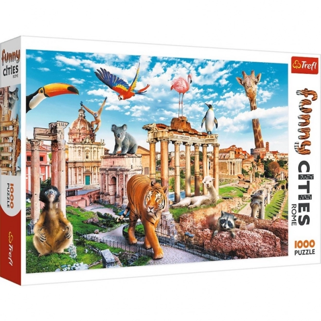 Puzzle Legrační byer - Vilde Rom 1000 brikker