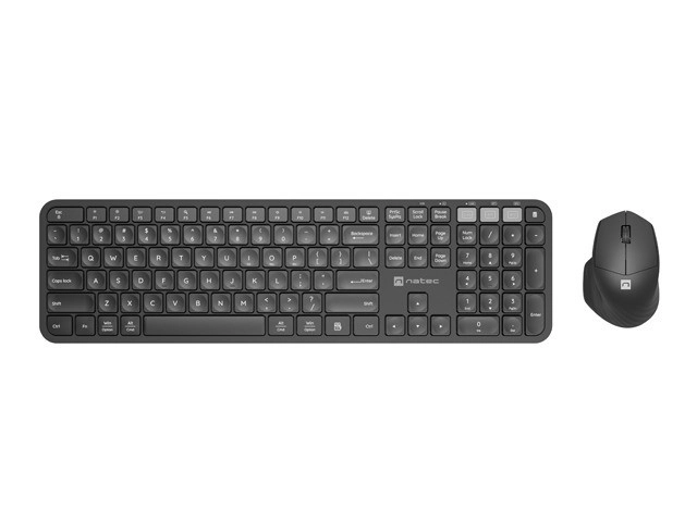 Trådløs sæt tastatur og mus Natec Octopus 2 Bluetooth + 2.4GHz