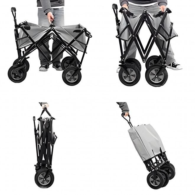 Sammenklappelig havetrailer MultiGarden grå 48x90 cm